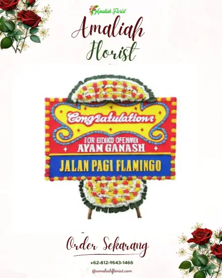 Sewa Papan Bunga Trisi